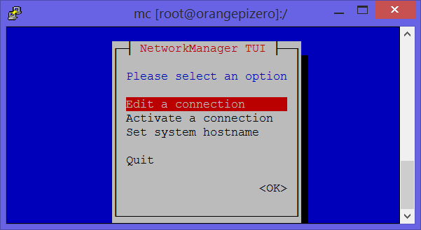 Orange Pi Zero WLAN Konfiguration